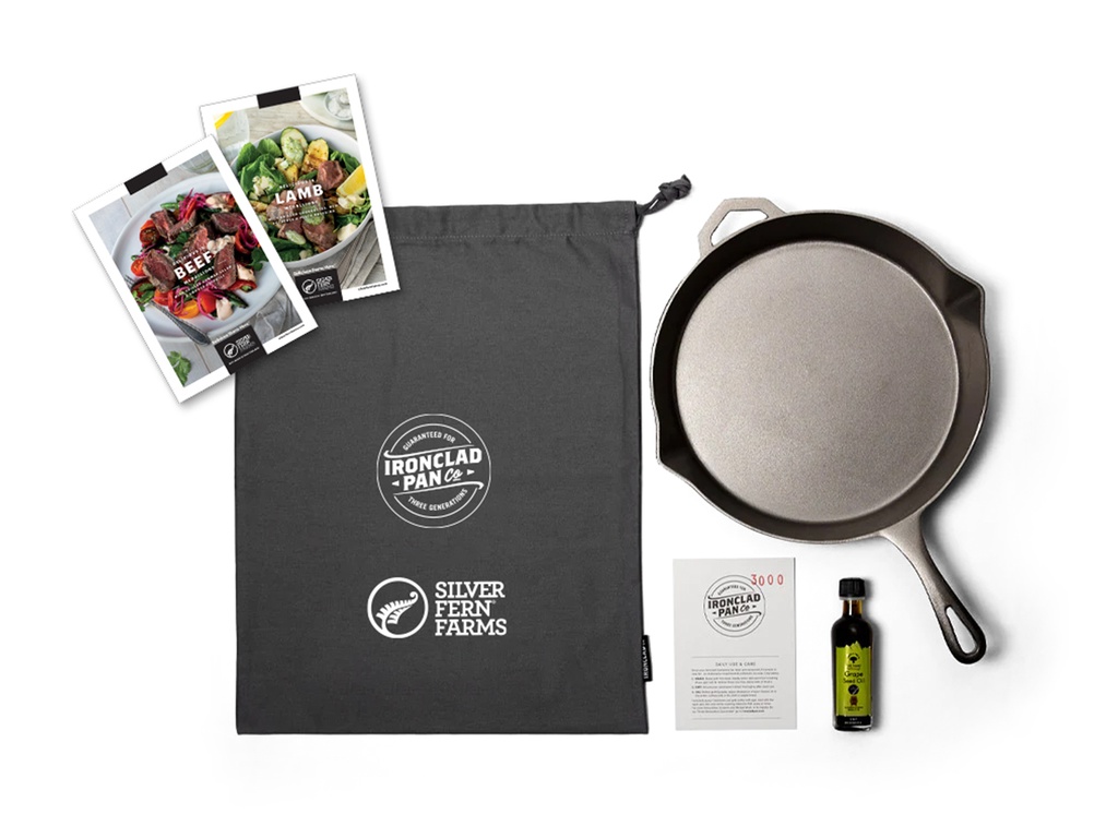 The Legacy Pan with branded SFF Sleeve Handle