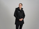 Women's Anorak Long Line Jacket Removable Hood
