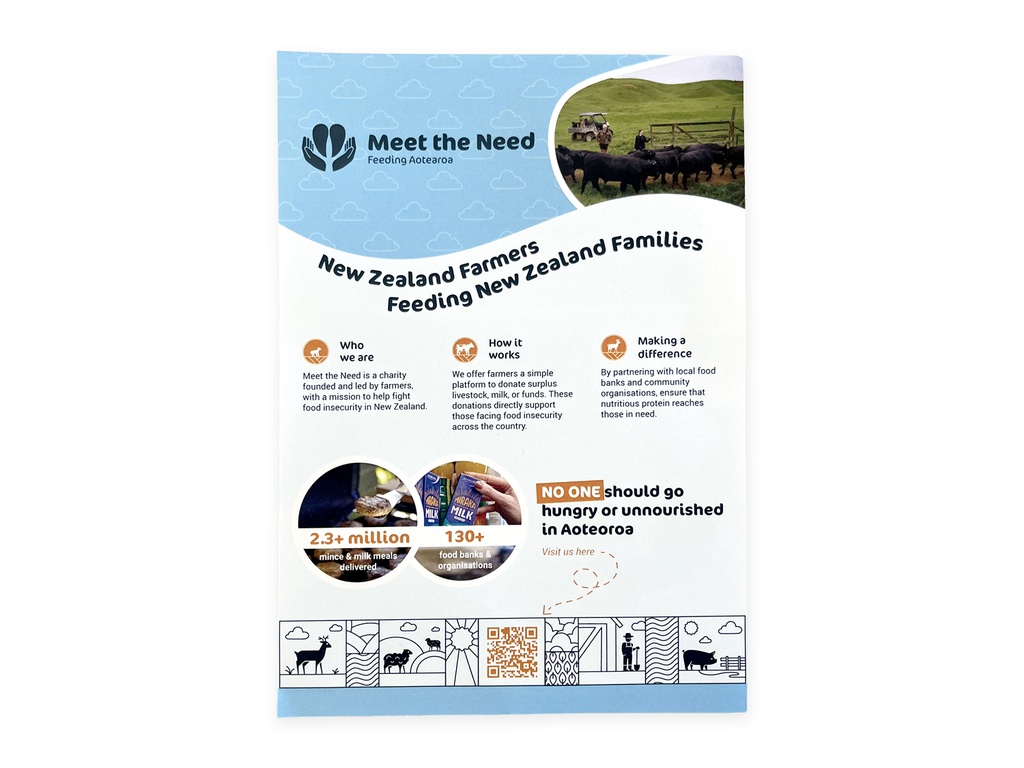 A5 Cards - Meet the Need, Feeding Aotearoa - Pack of 40