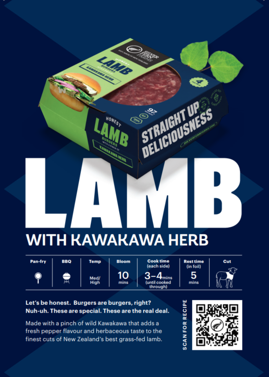 A6 Burger Info Card: Lamb - Pack of 100