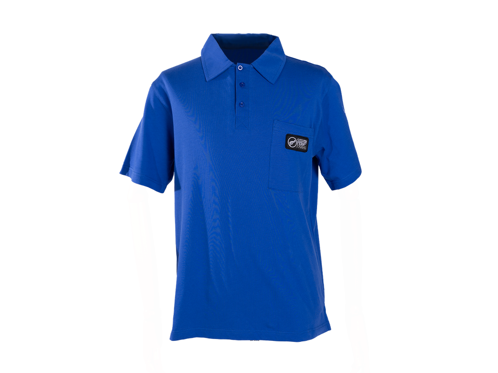 Blue Rugby Short Sleeve Polo - Light
