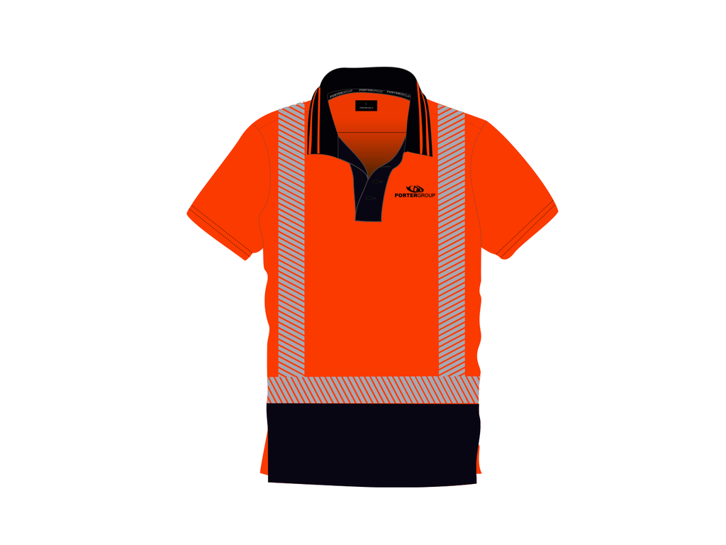 Hi Vis Polo D&N (Indent) S & 2XL ONLY